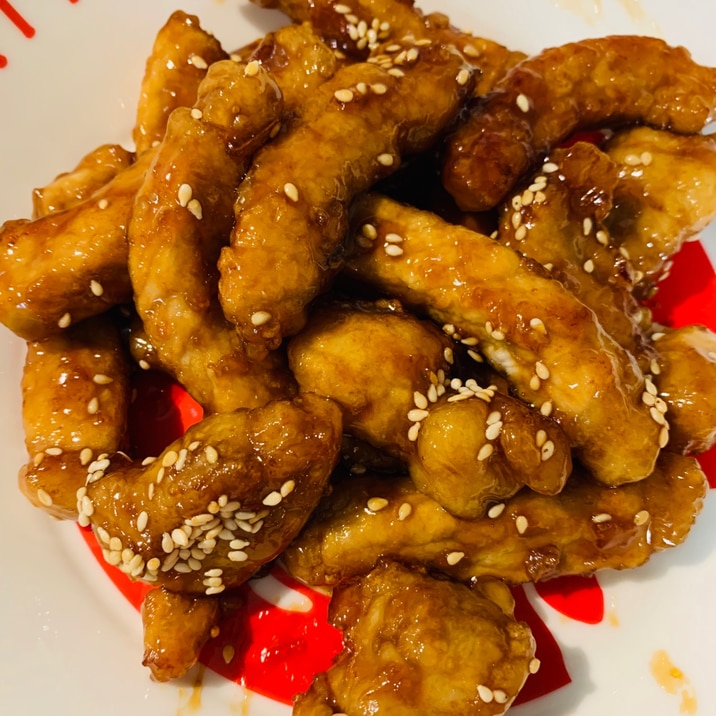 給食の味!豚肉の甘辛揚げ